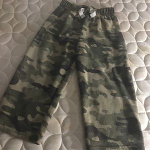 Boys camouflage sweat pants